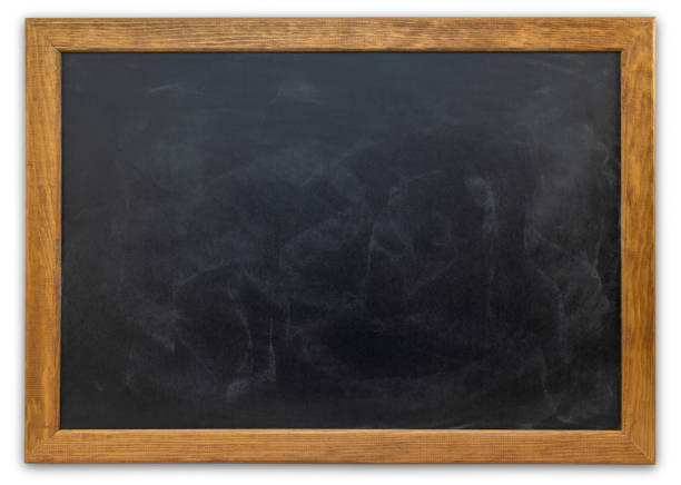 istock Blank blackboard isolated on white background. Empty chalkboard. 1186923133