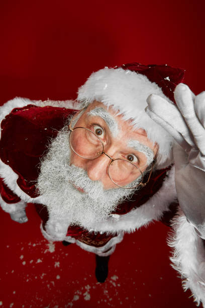 istock Santa Claus Looking Up 1186923413