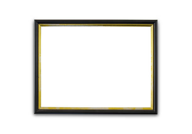 istock Weathered blank picture frame isolated on white background 1186924337