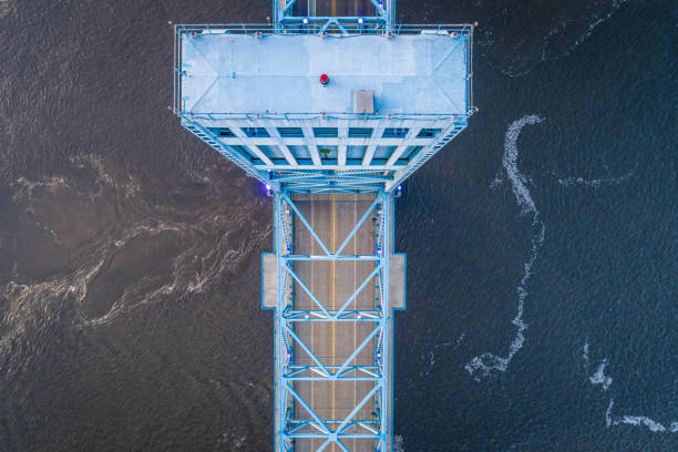 istock Aerial View over Jacksonville, Florida Bridge 1186924741