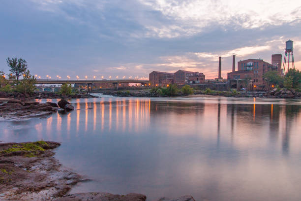 istock Serene Morning on Columbus, Georgia Riverfront 1186925565