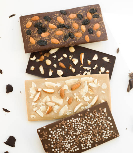 istock Handmade chocolate with fruits 1186927724