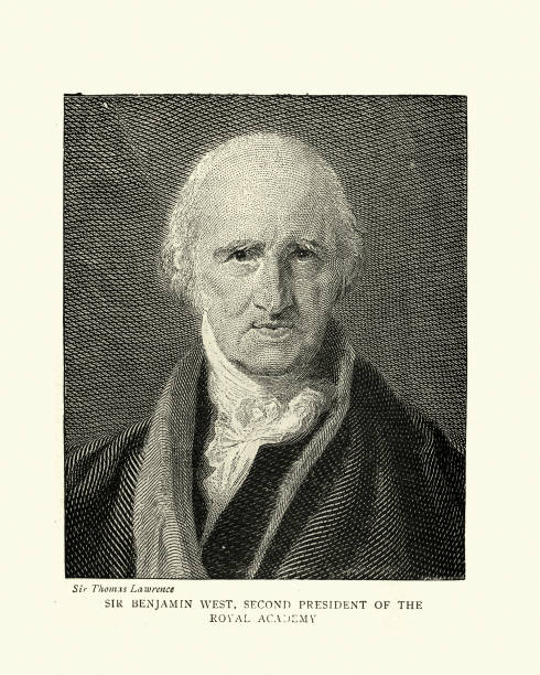 istock Benjamin West, British North American artist, 18th Century 1186930169