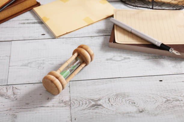 istock Classic Wooden Hourglass 1186932724