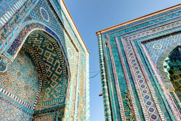 istock Shah-i-Zinda, Necropolis in Samarkand 1186934080