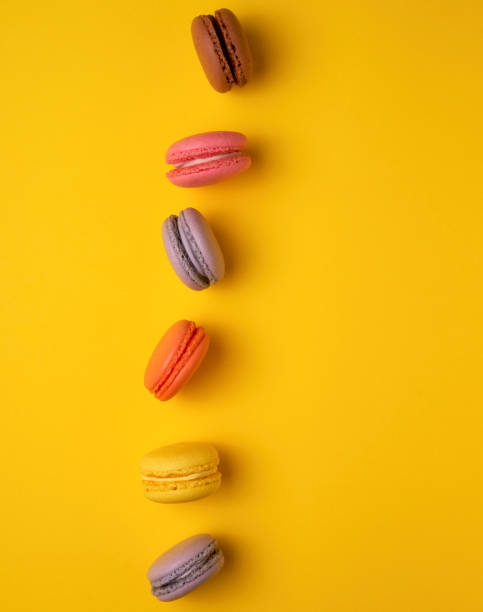 istock assortment of multi-colored baked round macarons 1186934816