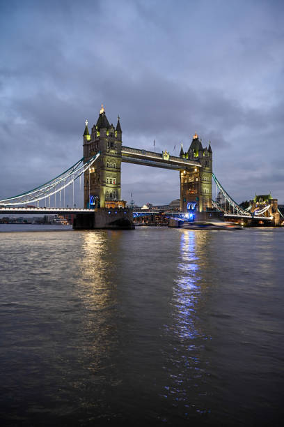 An evening lookm at Tower Bridge