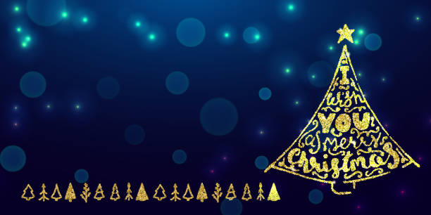 istock Christmas Greeting Card. Merry Christmas lettering, vector illustration 1186940688