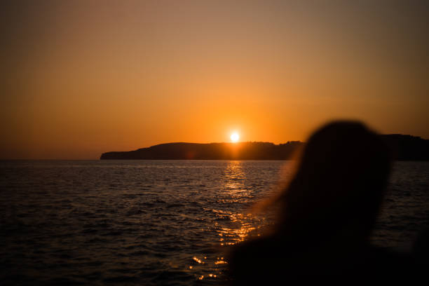 istock Malta Sailing Ocean Sunset Landscape Orange Sky Water 1186940947