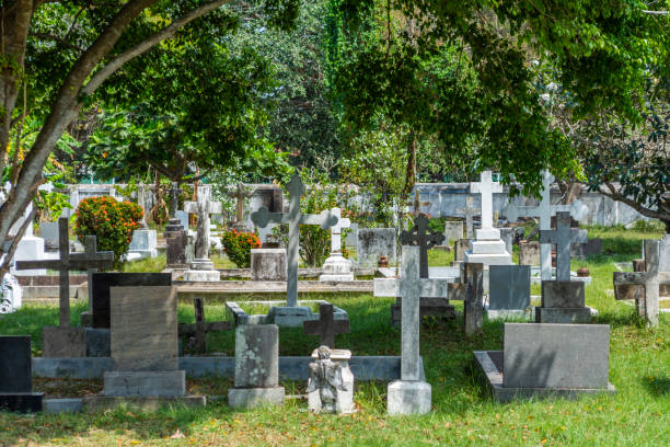 istock Catholic Graveyard in Negombo, Sri Lanka 1186940991