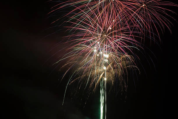istock Colourful fireworks in the dark 118694121