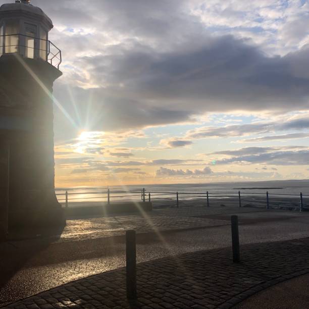 istock Shadow of the lighthouse 1186945751