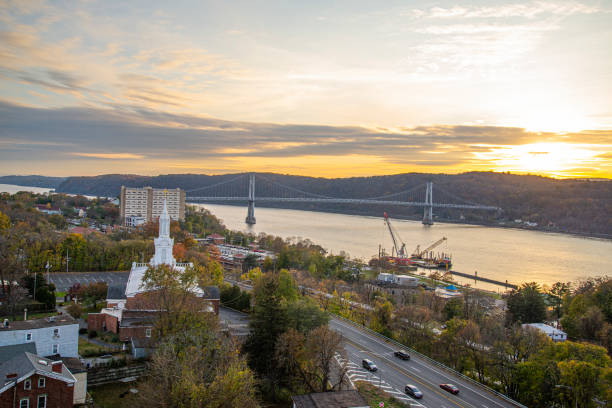 istock Sunset in the Hudson River 1186949512