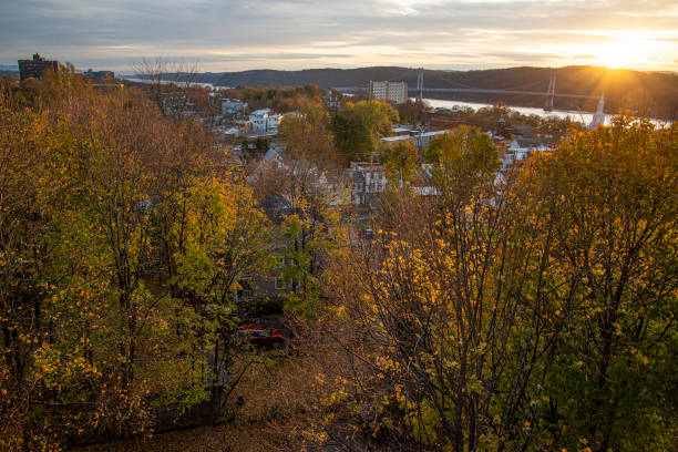 istock Sunset in the Hudson River during the fall 1186949722