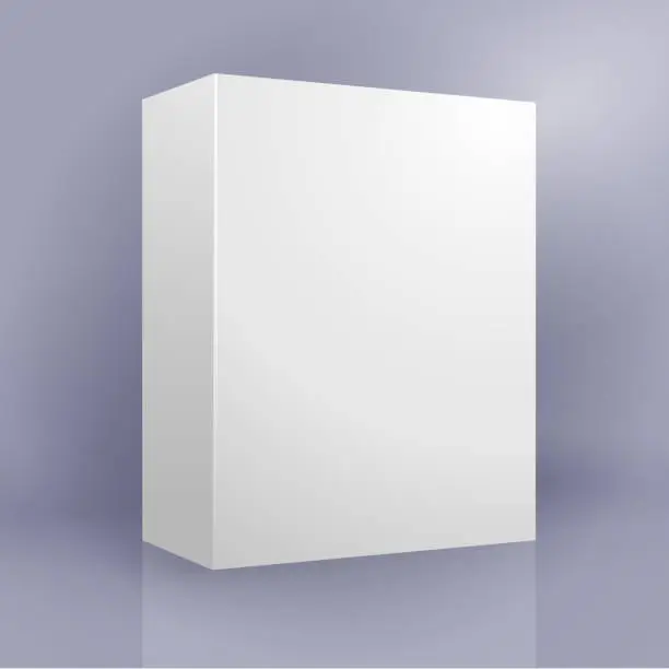 Vector illustration of blank box design