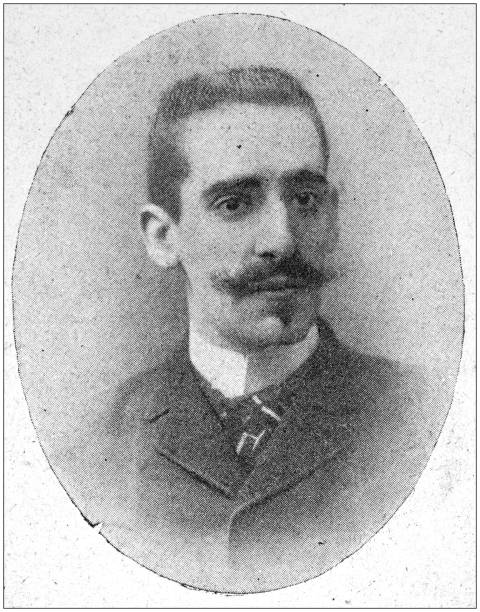 istock Antique photo: Portrait of lawyer 1186953341