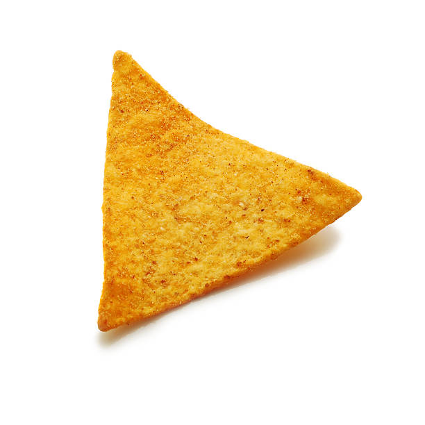istock A triangle golden potato chip isolated on white 118695356