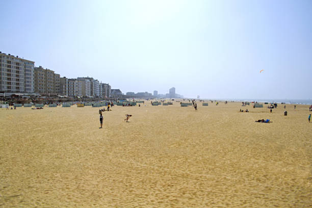 Belgian coast. 9 kilometers of great sandy beaches