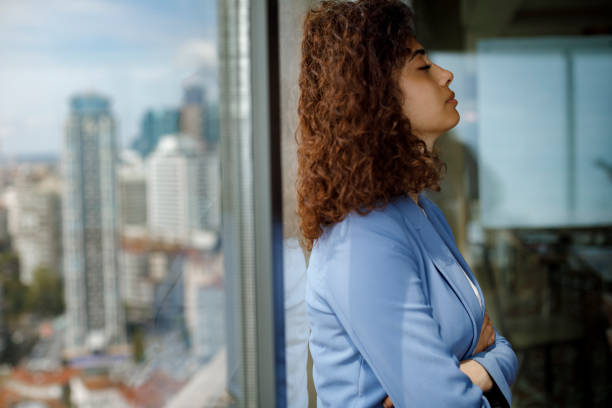 istock Stressed businesswoman 1186957498