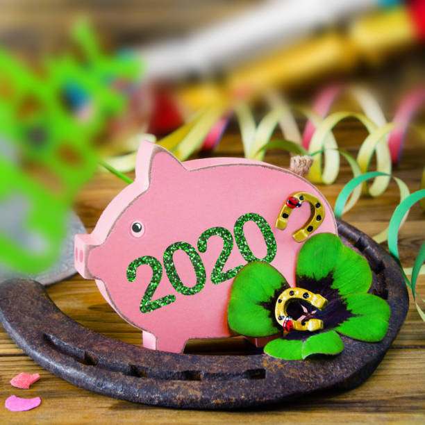 istock Good Luck symbols with clover 2020 1186965831