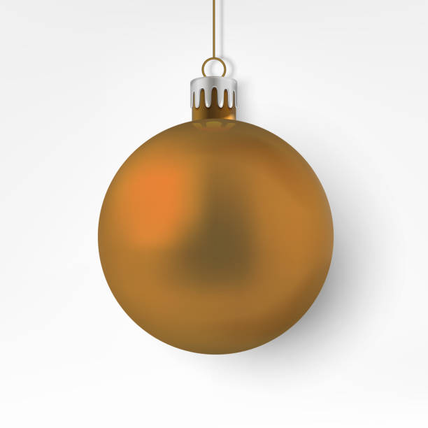 istock Realistic glossy toy ball for Christmas fir tree. 1186967763