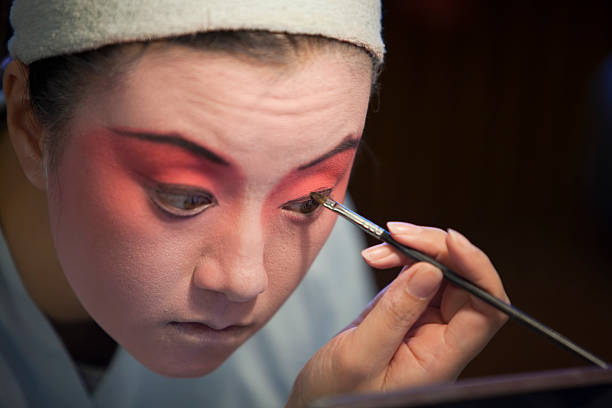 makeup  chinese opera makeup stock pictures, royalty-free photos & images