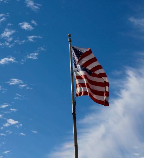 istock Waving American Flag 1186972668