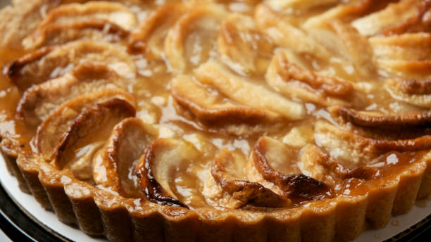 istock Close up Organic Gourmet Apple Tart 1186981320