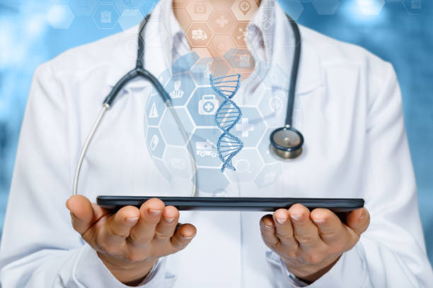 istock The concept of research and DNA testing. 1186981670