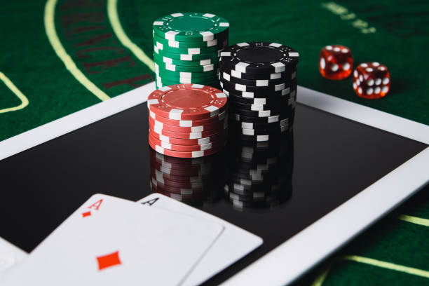 istock Online poker gambling concept 1186985878