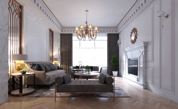 istock 3d render of living room 1186990908