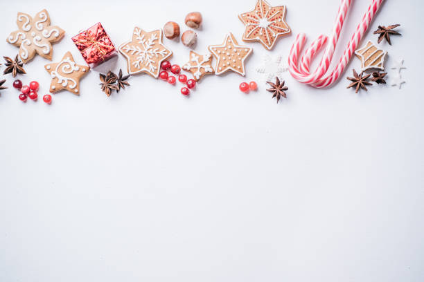 istock Christmas holidays, New Year greeting card mockup 1186991063