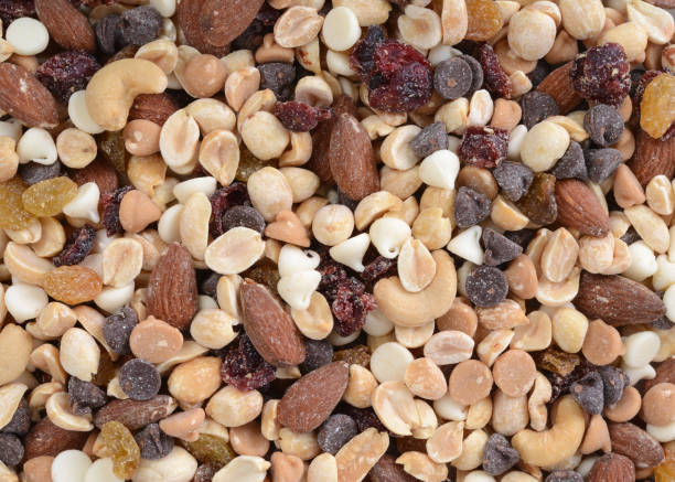 istock pile of trail mix healthy snack 1186992221