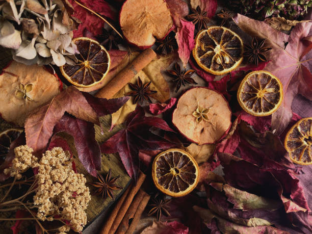 istock Still life with autumn decorations 1186992530