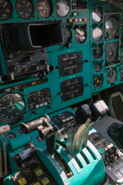 istock Cockpit of an old russian airplane 1186999686