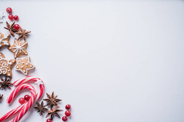 istock Winter background, Christmas, New Year composition 1187000597