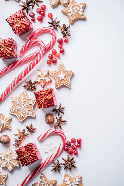 istock Winter background, Christmas, New Year composition 1187000599