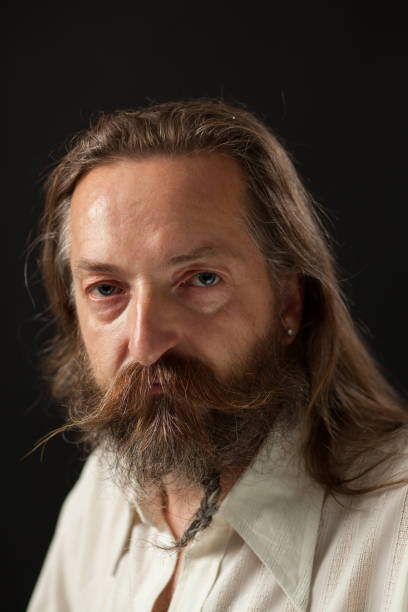 istock Studio portrait of a 45 year old bearded man 1187002461