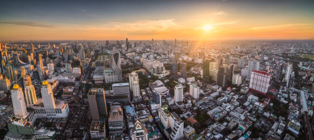 istock Bangkok Cityscape at Sunset 1187010327