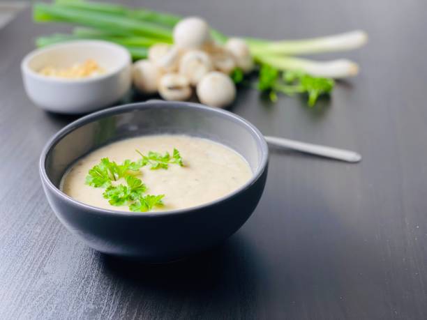 istock Lovely healthy fresh bowl soup 1187010579