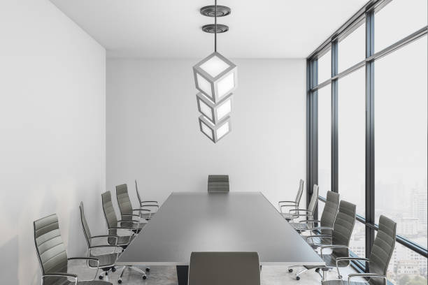 istock Contemporary meeting room interior 1187017693