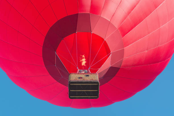 istock Red hot air balloon. 1187018823