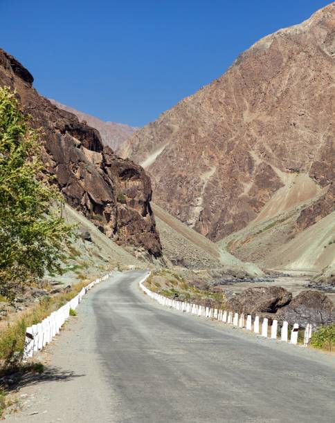 istock Pamir highway Panj river and Pamir mountains 1187028652
