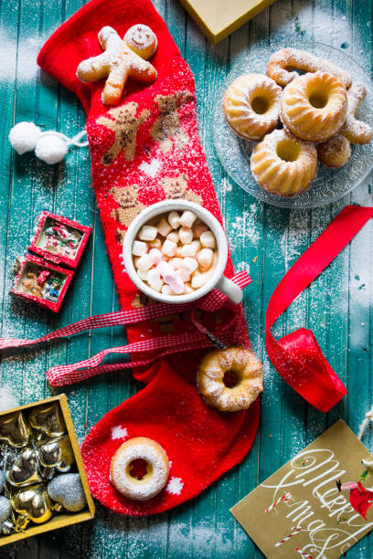 istock Hot marshmallow chocolate and Spiced Bundt cakes 1187029746