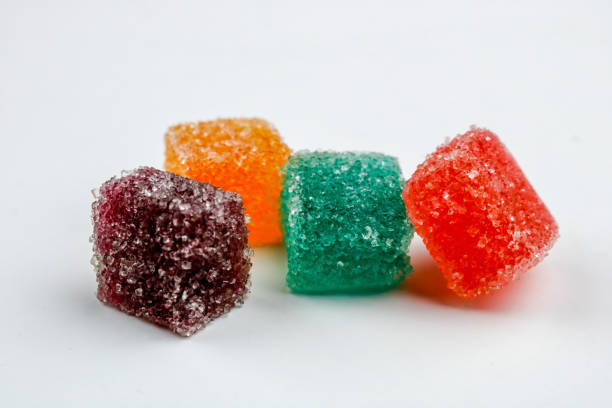 Colorful Marijuana Gummy Candies