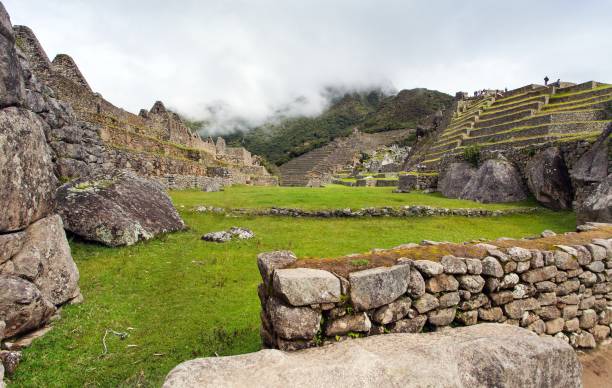 istock Machu Picchu, panoramic view of peruvian incan town 1187032657