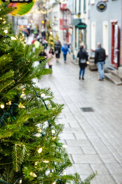 istock Blurred people walking of Petit Champlain street 1187038816