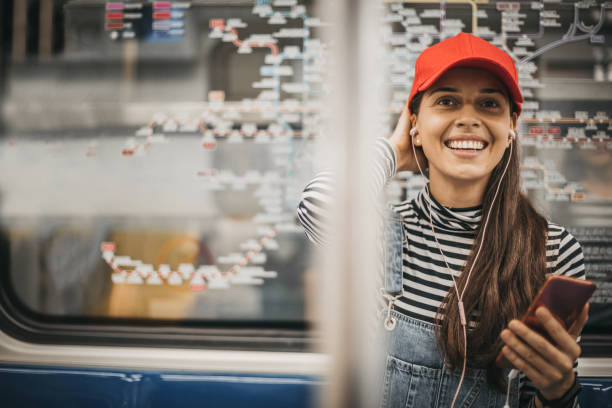Young on public transport