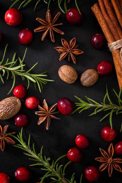 istock Christmas and Thanksgiving Cranberries and Spices 1187040962