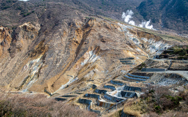 istock Owakudani sulfur mountain at Hakone 1187044604